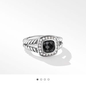David yurman petite Albion ring black